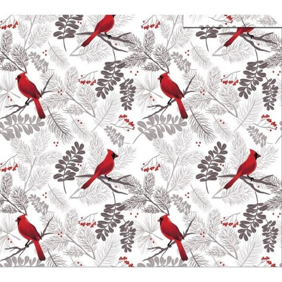 New Cardinals Bird Design Plush Gift Throw Blanket Cardinal Red Birds Soft NIP - Picture 1 of 4